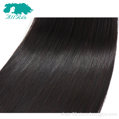 factory wholesale no tangle no shed unprocessed bone straight human hair extensions